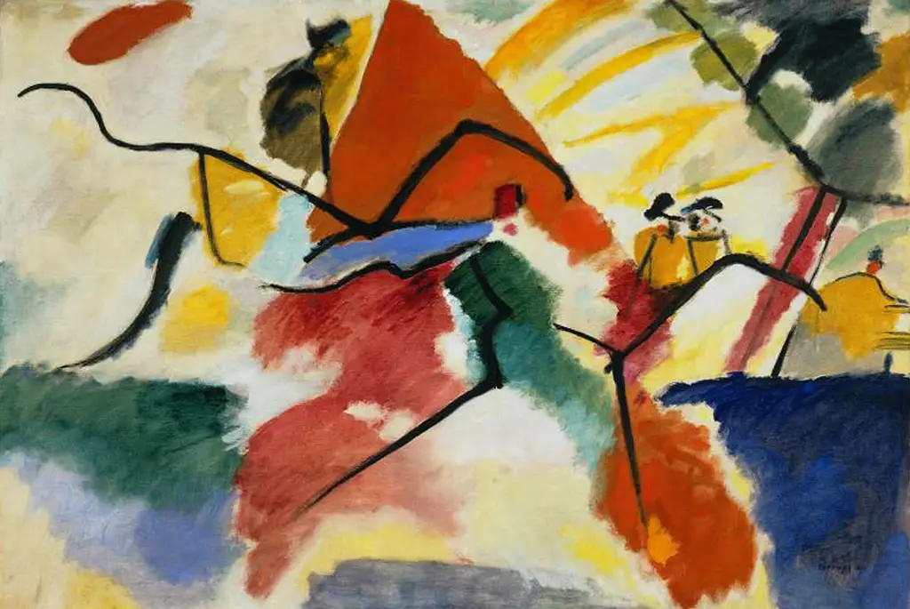 Impression V in Detail Wassily Kandinsky